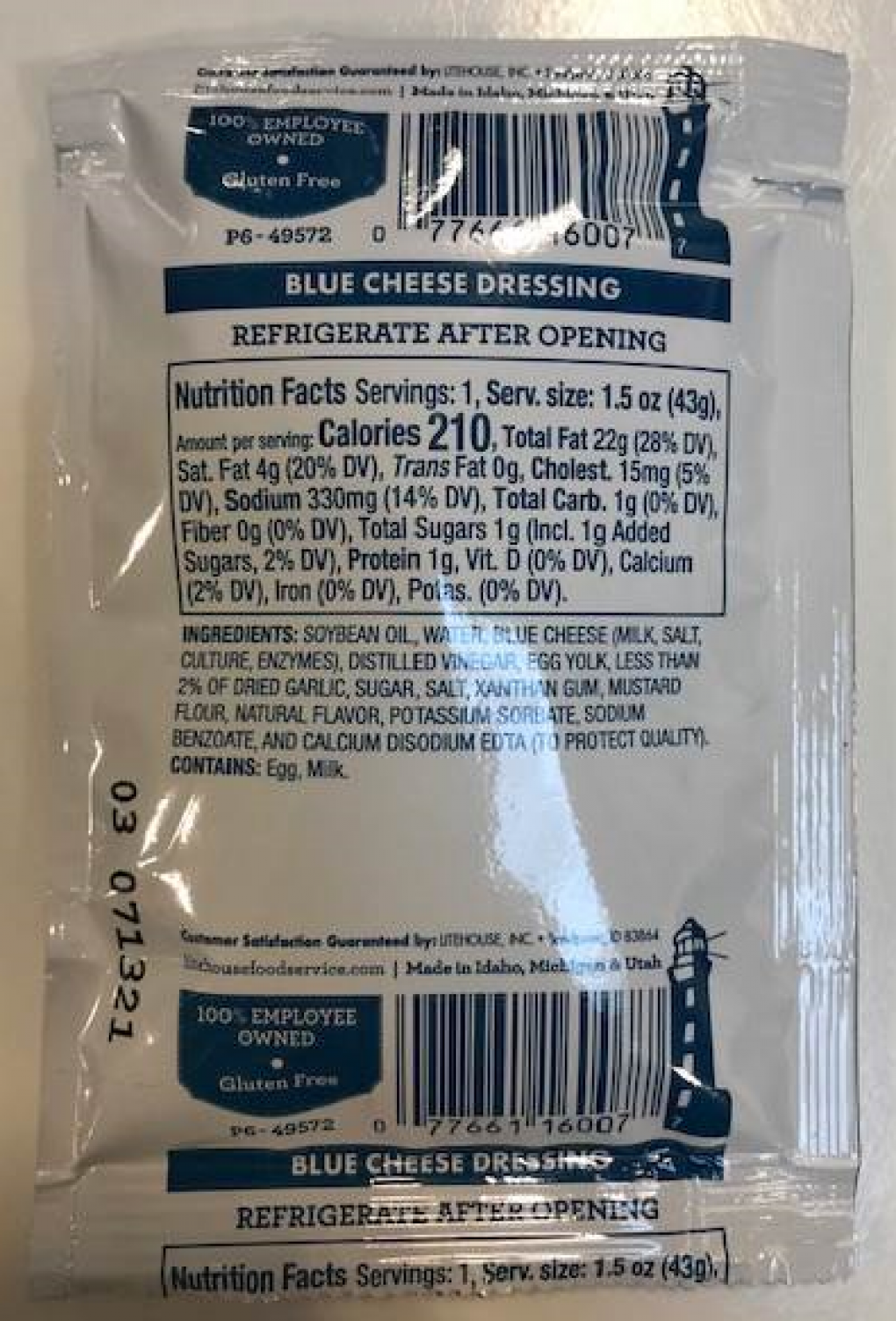 Alerts | Litehouse Inc. Issues Allergy Alert on Undeclared Anchovies in  Product